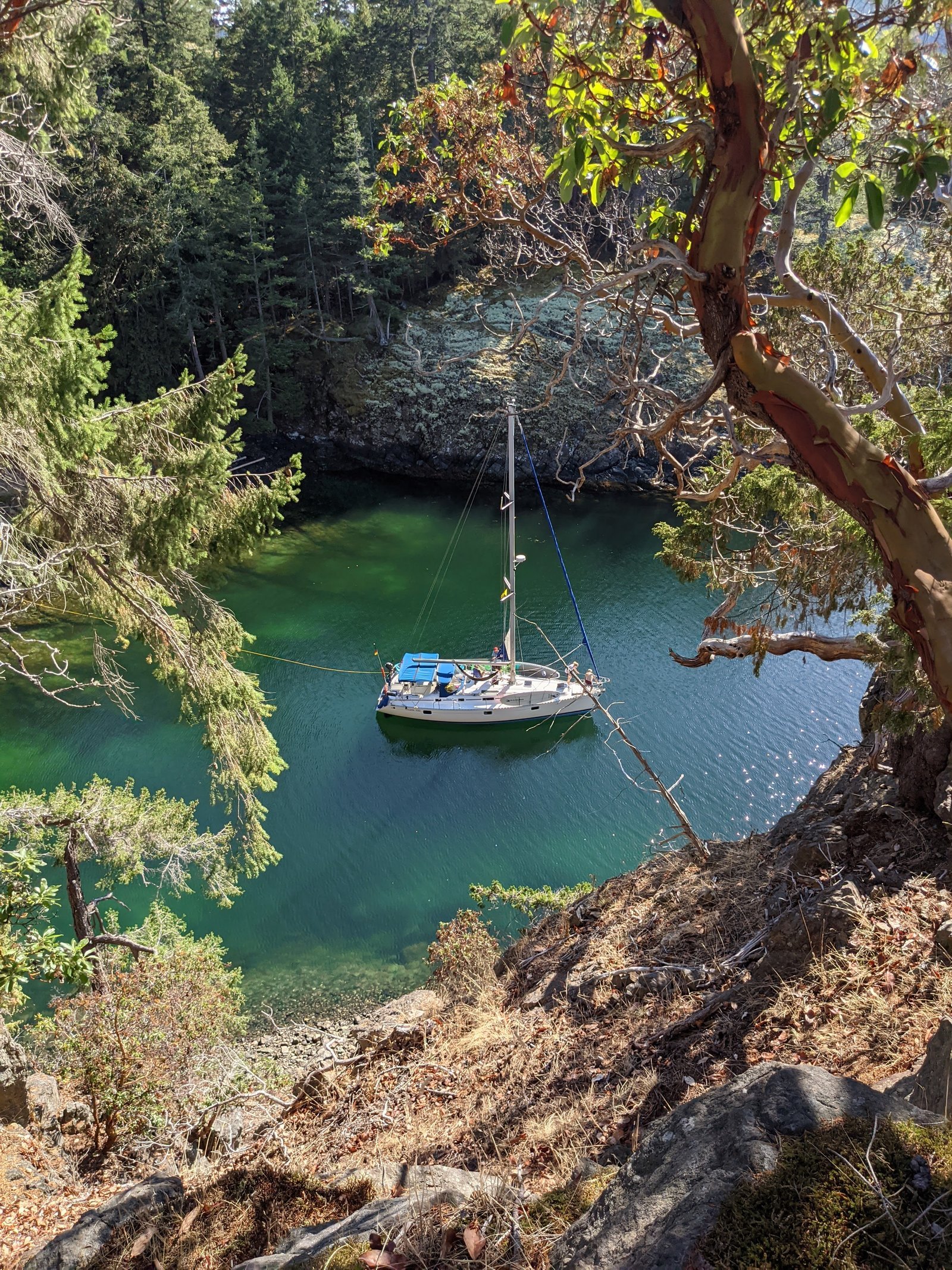 Beautiful BC sailing charter — Pacific Northwest coastal cruising at Secret Cove